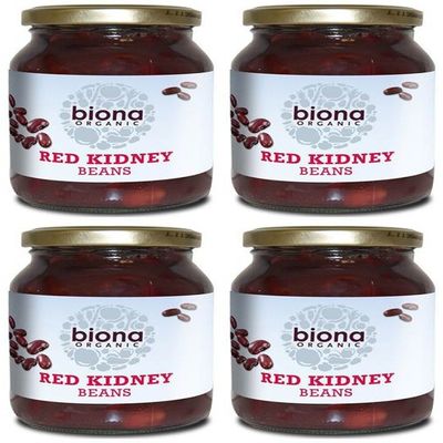 (4 PACK) - Biona - Org Kidney Beans | 350g | 4 PACK BUNDLE
