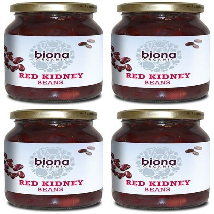 (4 PACK) - Biona - Org Kidney Beans | 350g | 4 PACK BUNDLE