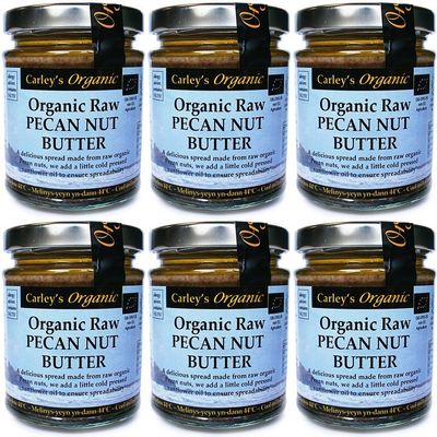 (6 PACK - Carley's - Org Raw Pecan Butter | 170g | 6 PACK BUNDLE