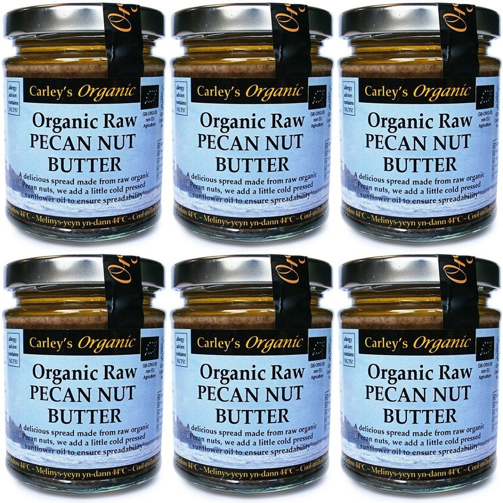 (6 PACK - Carley's - Org Raw Pecan Butter | 170g | 6 PACK BUNDLE