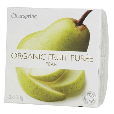 (10 PACK) - Clearspring - Fruit Puree Pear | 2 X 100g | 10 PACK BUNDLE