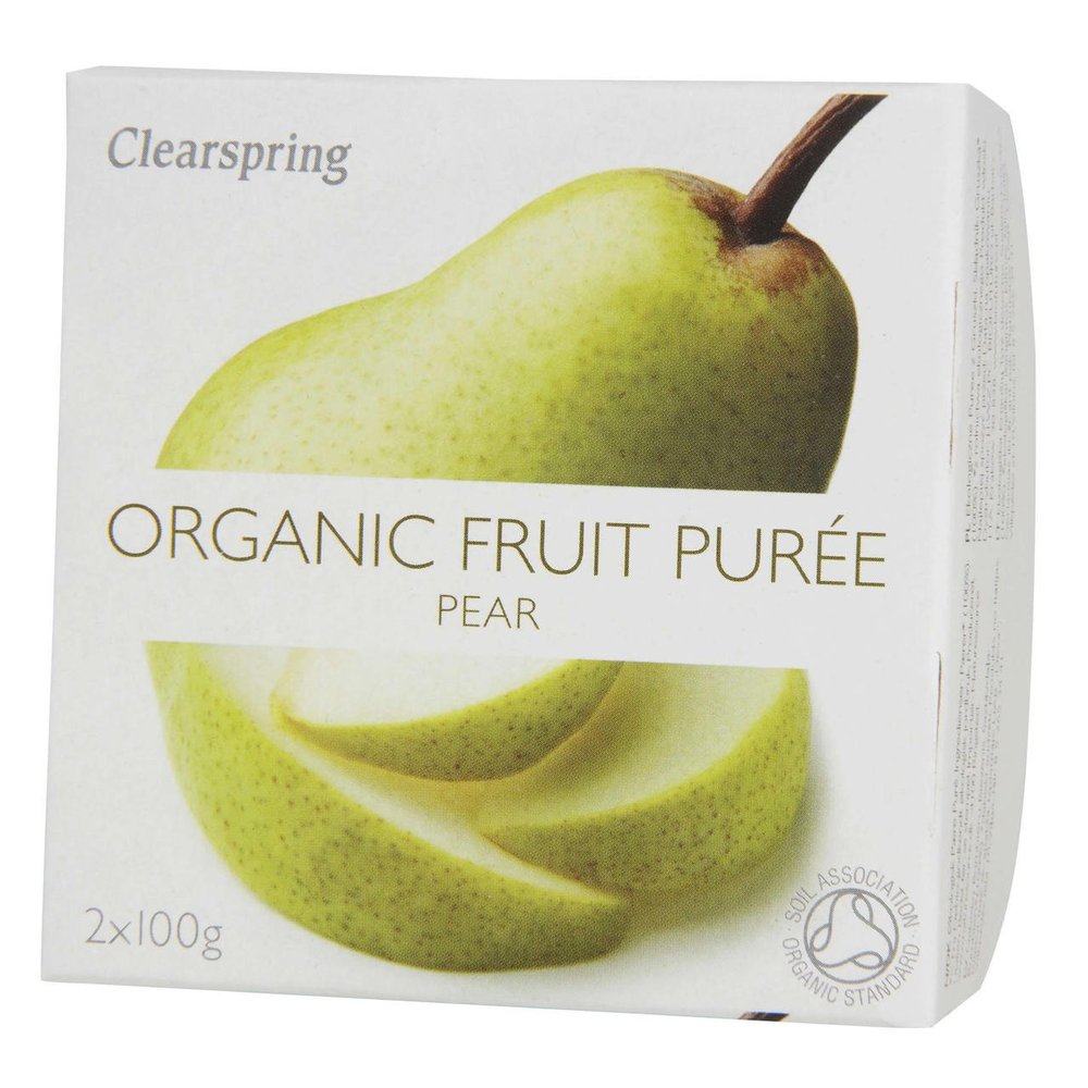 (10 PACK) - Clearspring - Fruit Puree Pear | 2 X 100g | 10 PACK BUNDLE