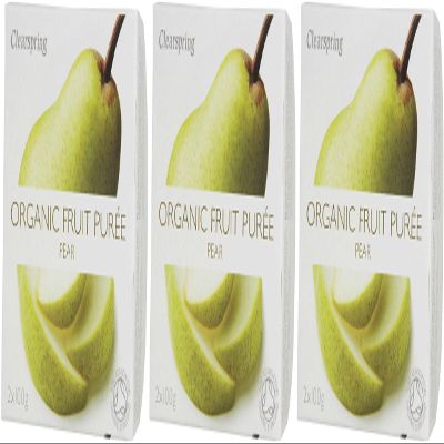 (3 PACK) - Clearspring - Fruit Puree Pear | 2 X 100g | 3 PACK BUNDLE