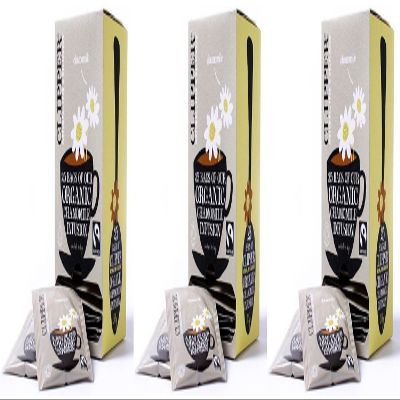 (3 PACK) - Clipper - Ft Org Chamomile Envelopes | 25 Bag | 3 PACK BUNDLE