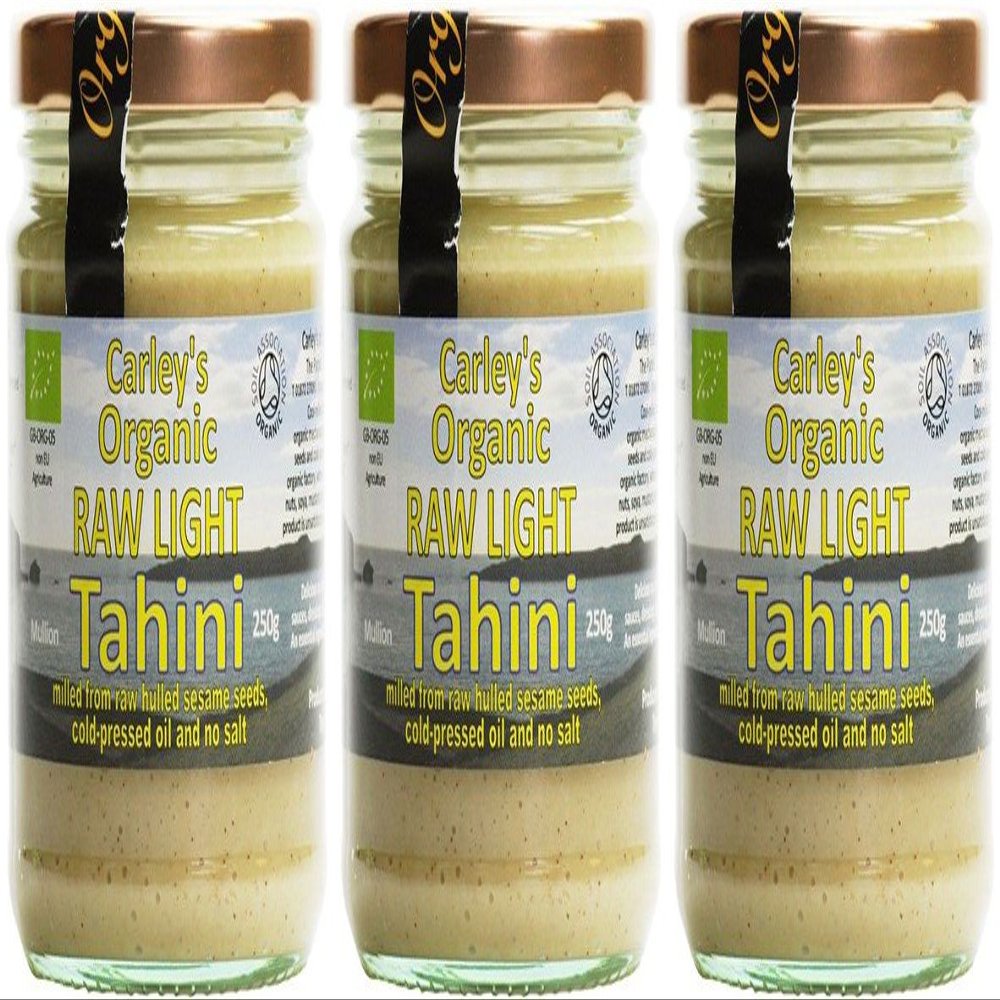 (3 PACK) - Carley's - Org Raw Light Tahini | 250g | 3 PACK BUNDLE