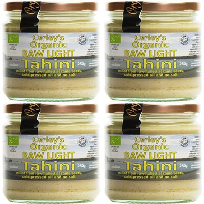 (4 PACK) - Carley's - Org Raw Light Tahini | 250g | 4 PACK BUNDLE