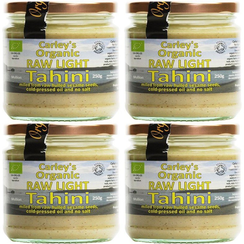 (4 PACK) - Carley's - Org Raw Light Tahini | 250g | 4 PACK BUNDLE