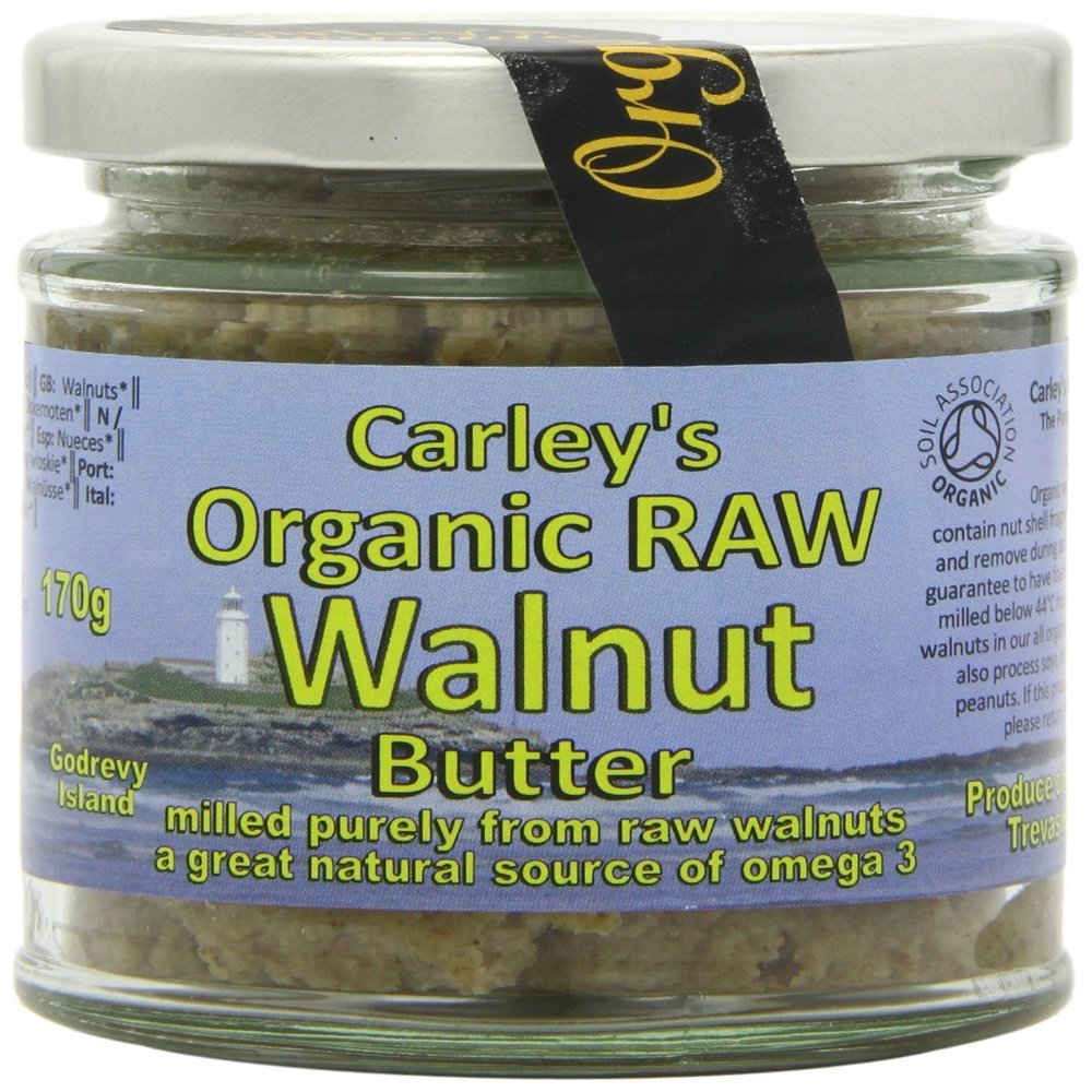 (12 PACK - Carley's - Org Raw Walnut Butter | 170g | 12 PACK BUNDLE