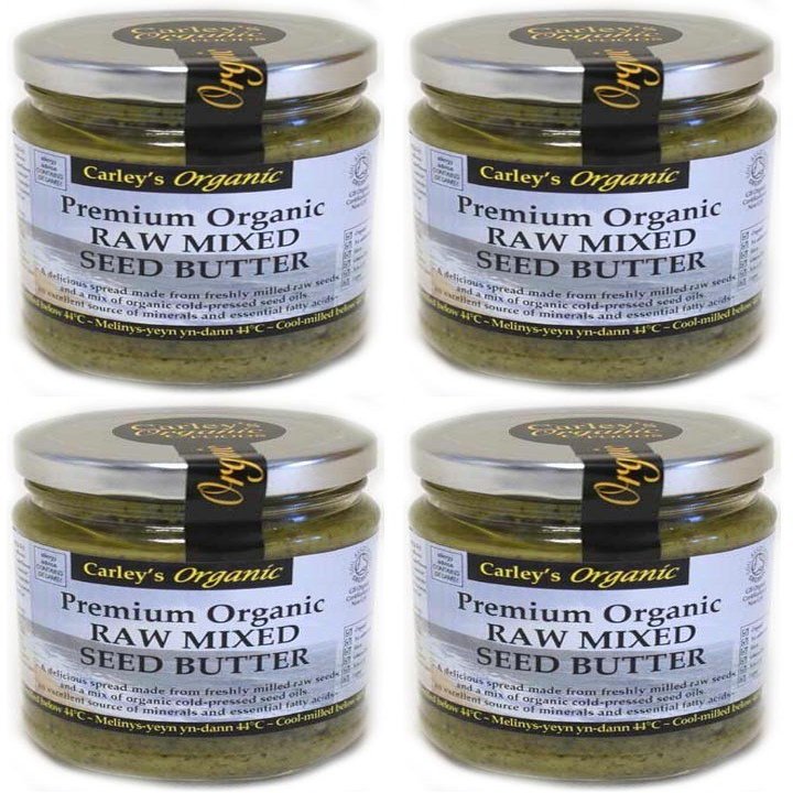 (4 PACK - Carley's - Org Raw Mixed Seed Butter | 250g | 4 PACK BUNDLE
