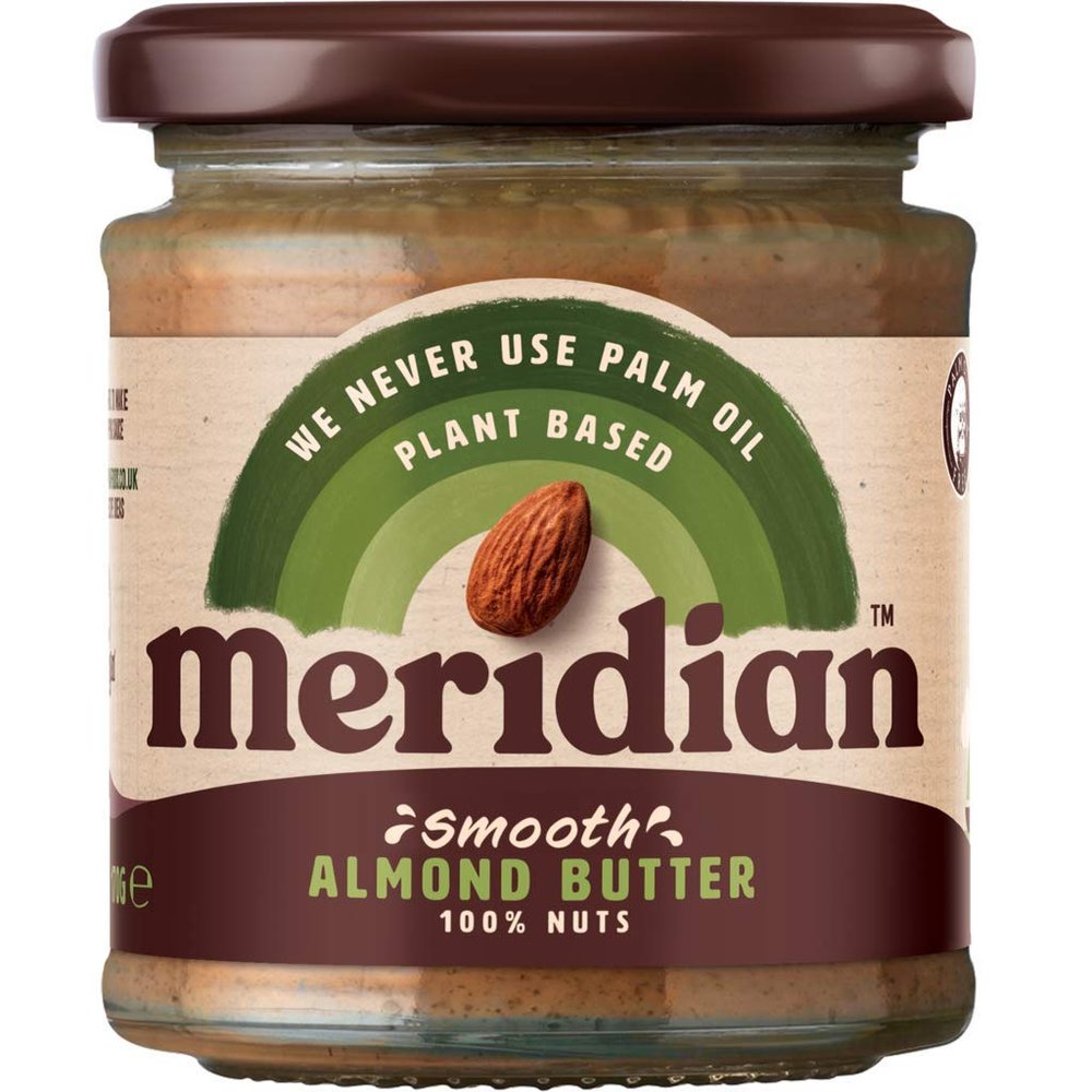 (12 PACK) - Meridian - 100% Smooth Almond Butter | 170g | 12 PACK BUNDLE