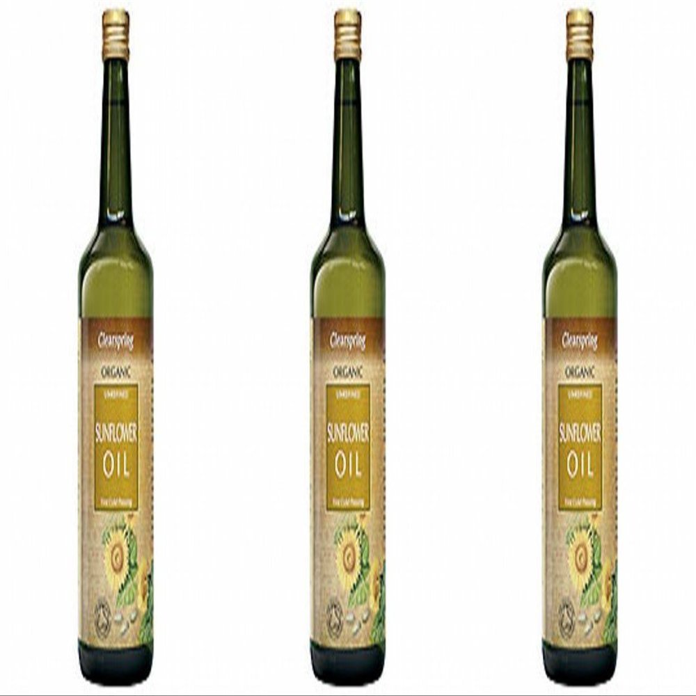 (3 PACK) - Clearspring - Organic Sunflower Oil | 1000ml | 3 PACK BUNDLE