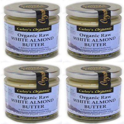 (4 PACK - Carley's - Org Raw White Almond Butter | 170g | 4 PACK BUNDLE