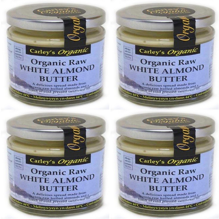 (4 PACK - Carley's - Org Raw White Almond Butter | 170g | 4 PACK BUNDLE