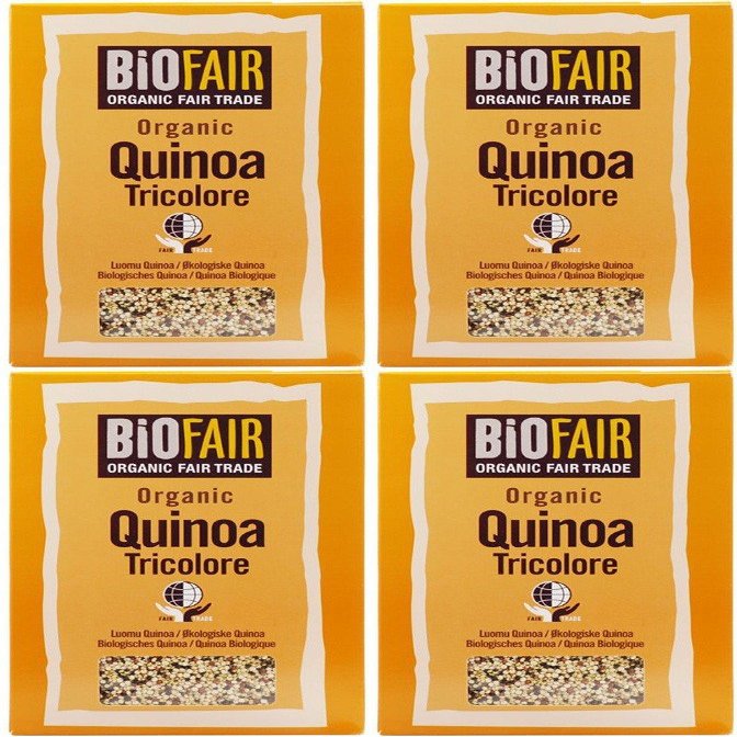 (4 PACK - Biofair - Tri-Colore Quinoa Grain | 500g | 4 PACK BUNDLE