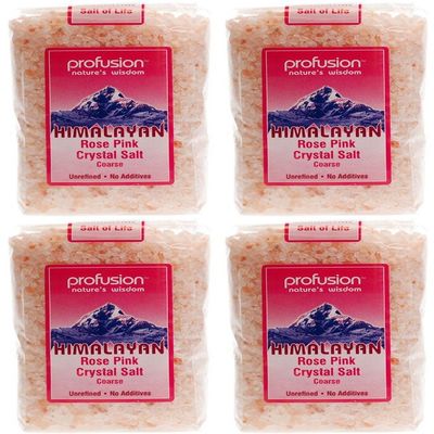 (4 PACK) - Profusion - Himalayan Pink Salt Coarse | 500g | 4 PACK BUNDLE