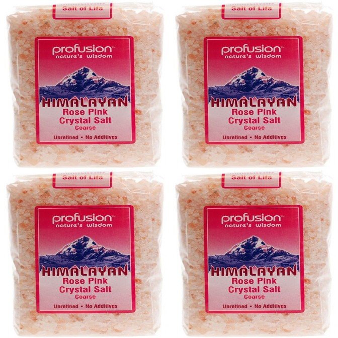 (4 PACK) - Profusion - Himalayan Pink Salt Coarse | 500g | 4 PACK BUNDLE