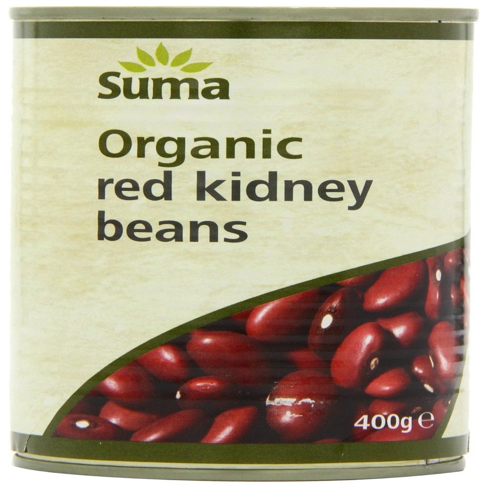 (4 PACK) - Suma - Organic Red Kidney beans | 400g | 4 PACK BUNDLE