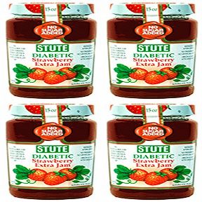 (4 Pack) - Stute - Diabetic Strawberry Jam | 430g | 4 Pack Bundle