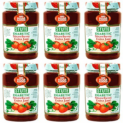(6 Pack) - Stute - Diabetic Strawberry Jam | 430g | 6 Pack Bundle