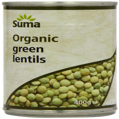 (10 PACK) - Suma - Organic Green Lentils | 400g | 10 PACK BUNDLE