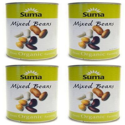 (4 PACK) - Suma - Organic Mixed Beans | 400g | 4 PACK BUNDLE