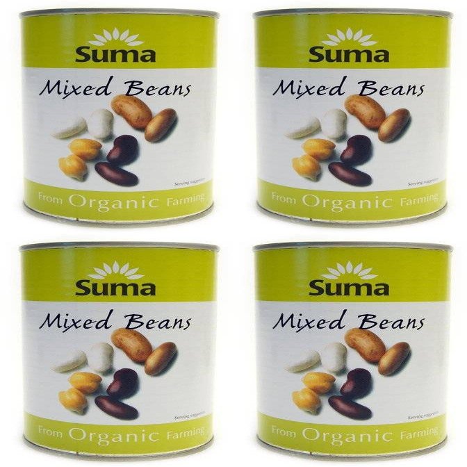 (4 PACK) - Suma - Organic Mixed Beans | 400g | 4 PACK BUNDLE