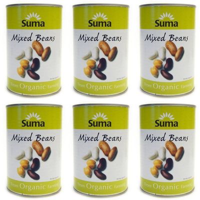 (6 PACK) - Suma - Organic Mixed Beans | 400g | 6 PACK BUNDLE