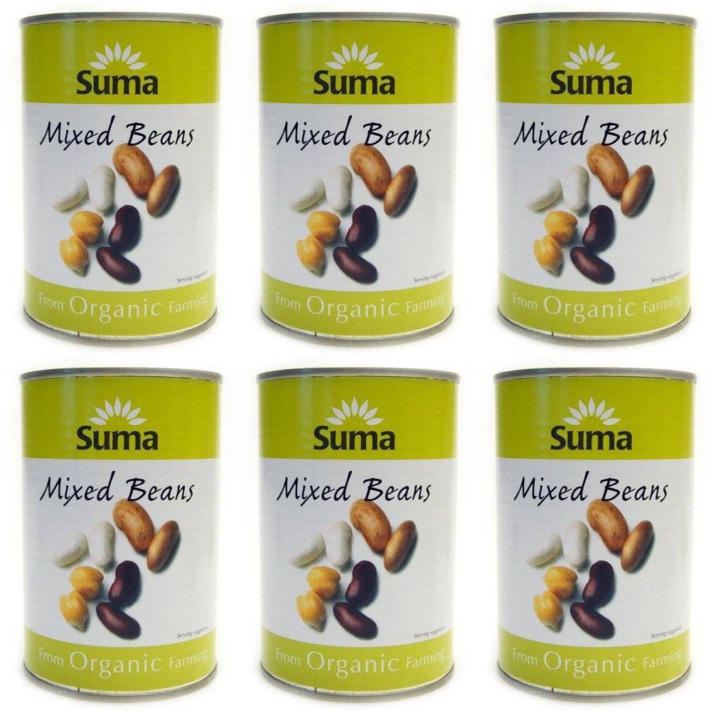 (6 PACK) - Suma - Organic Mixed Beans | 400g | 6 PACK BUNDLE