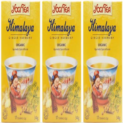 (3 PACK) - Yogi Tea - Himalaya Ginger Harmony | 17 Bag | 3 PACK BUNDLE