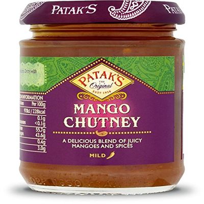 (4 PACK) - Pataks - Hot Mango Chutney | 340g | 4 PACK BUNDLE