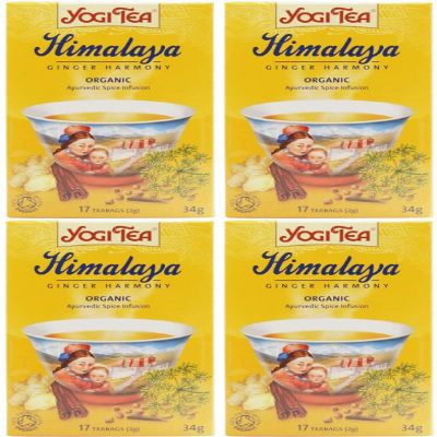 (4 PACK) - Yogi Tea - Himalaya Ginger Harmony | 17 Bag | 4 PACK BUNDLE