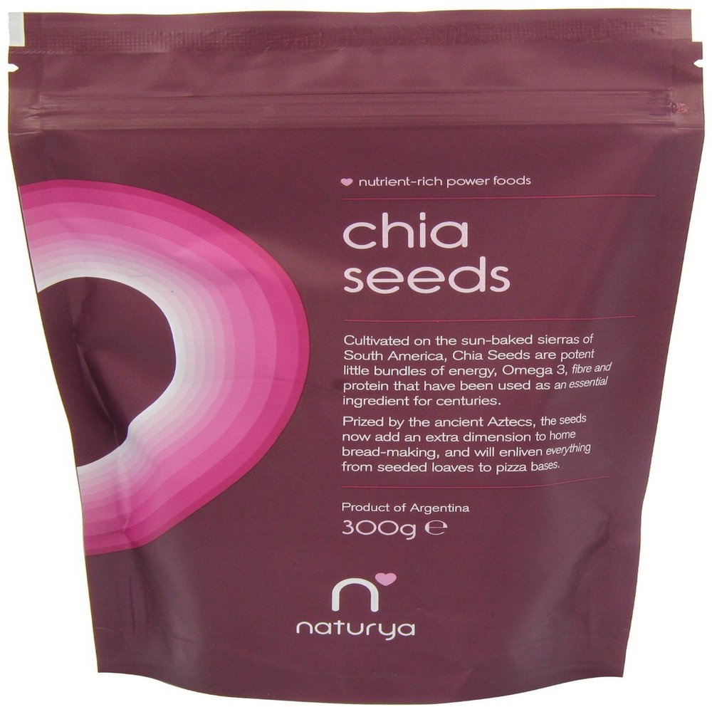 (10 PACK) - Naturya - Natural Chia Seeds | 300g | 10 PACK BUNDLE