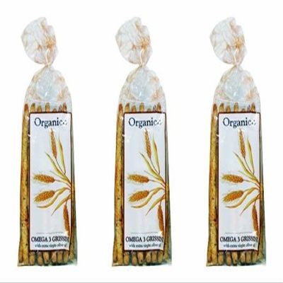 (3 PACK) - Organico - Org Omega-3 Grissini | 120g | 3 PACK BUNDLE