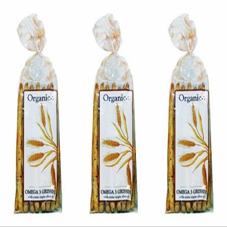 (3 PACK) - Organico - Org Omega-3 Grissini | 120g | 3 PACK BUNDLE