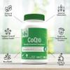 CoQ10 w/BioPerine 100mg 120 Softgels High Absorption, Non-GMO, Soy-Free, 100% Natural Coenzyme Q-10 view 4