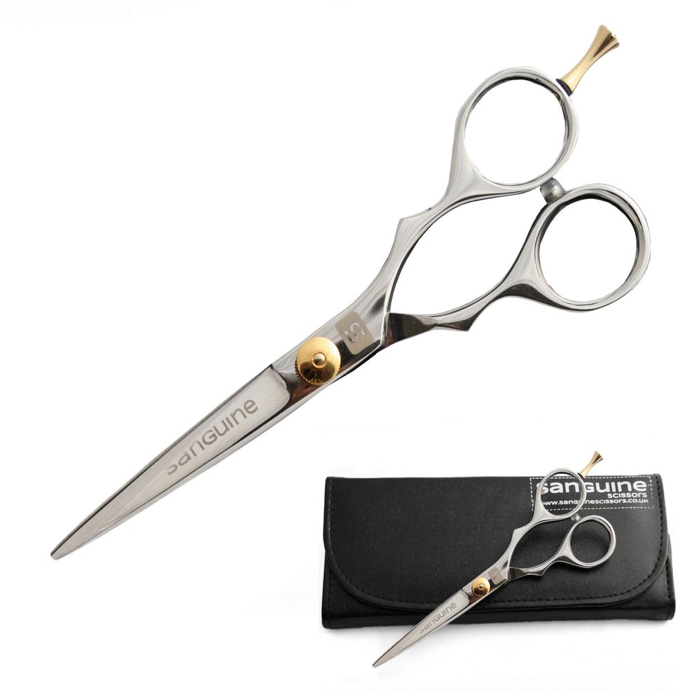 Perfect Hair Scissors for Beard Bang Fringe and Moustache Cutting Scissors - Chrome