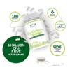 Bio-Cultures Complex - 180 High Strength Capsules - Lactobacillus Acidophilus, Rhamnosus & Bifidobacterium - 6 Month Supply - Gentle Vegetarian Multi-Strain Formula for Men & Women - Nu U Nutrition view 3