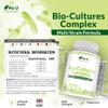 Bio-Cultures Complex - 180 High Strength Capsules - Lactobacillus Acidophilus, Rhamnosus & Bifidobacterium - 6 Month Supply - Gentle Vegetarian Multi-Strain Formula for Men & Women - Nu U Nutrition view 4