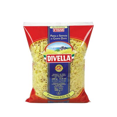 Divella paternosti lisci 62 cottura 7 min da 500 g (082660)
