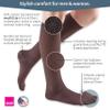 Mediven Vitality Women's Socks - 30-40mmHg Petite Ebony III Petite D247533 view 2