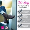 Mediven Vitality Women's Socks - 30-40mmHg Petite Ebony III Petite D247533 view 4
