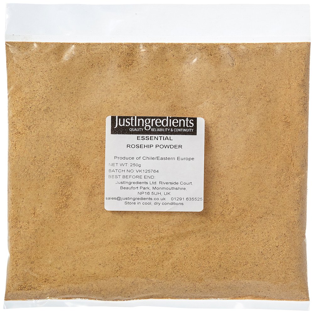 JustIngredients Essentials Rosehip Powder 250 g, Pack of 3