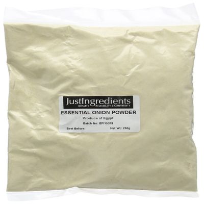JustIngredients Essentials Onion Powder 250 g (Pack of 6)