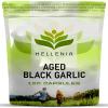 Aged Black Garlic 12,000mg - 120 Capsules | Black Garlic Bulb Extract 100:1 | Aged for Over 6 Months | Antioxidant and Cholesterol Support | Gluten Free - Made in The UK by Hellenia view 1