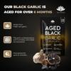 Aged Black Garlic 12,000mg - 120 Capsules | Black Garlic Bulb Extract 100:1 | Aged for Over 6 Months | Antioxidant and Cholesterol Support | Gluten Free - Made in The UK by Hellenia view 2
