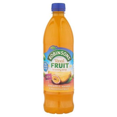 Britvic Soft Drinks Robinsons Mango/Pineapple and Passionfruit Juice 1 Litre