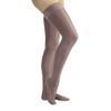 JOBST UltraSheer Thigh High with Lace Silicone Top Band, 15-20 mmHg Compression Stockings, Closed Toe, Large, Midnight Navy view 2