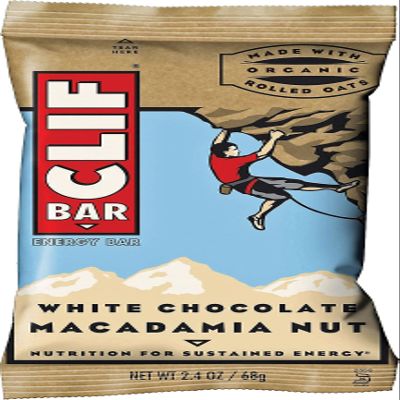 Energy Bar, White Chocolate Macadamia Nut, 12 Bars - Clif Bar - UK Seller