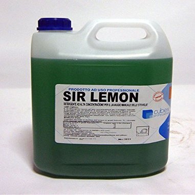High concentration detergent for washing dishes SIR LEMON 4X5 kg
