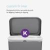 simplehuman Code K 240 Count, Genuine Custom Fit Liners, Drawstring Trash Bags in Dispenser Packs, 35-45 Liter / 9-12 Gallon view 4